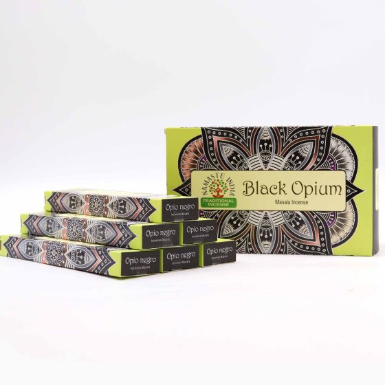 Namaste India Røgelsespinde – Black Opium - Billede 6