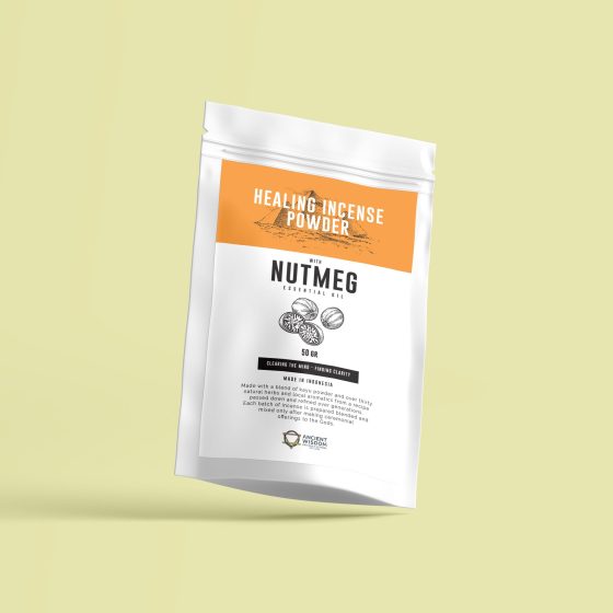 Ancient Wisdom Helende Røgelsespulver 50 G – Muskatnød - Billede 3
