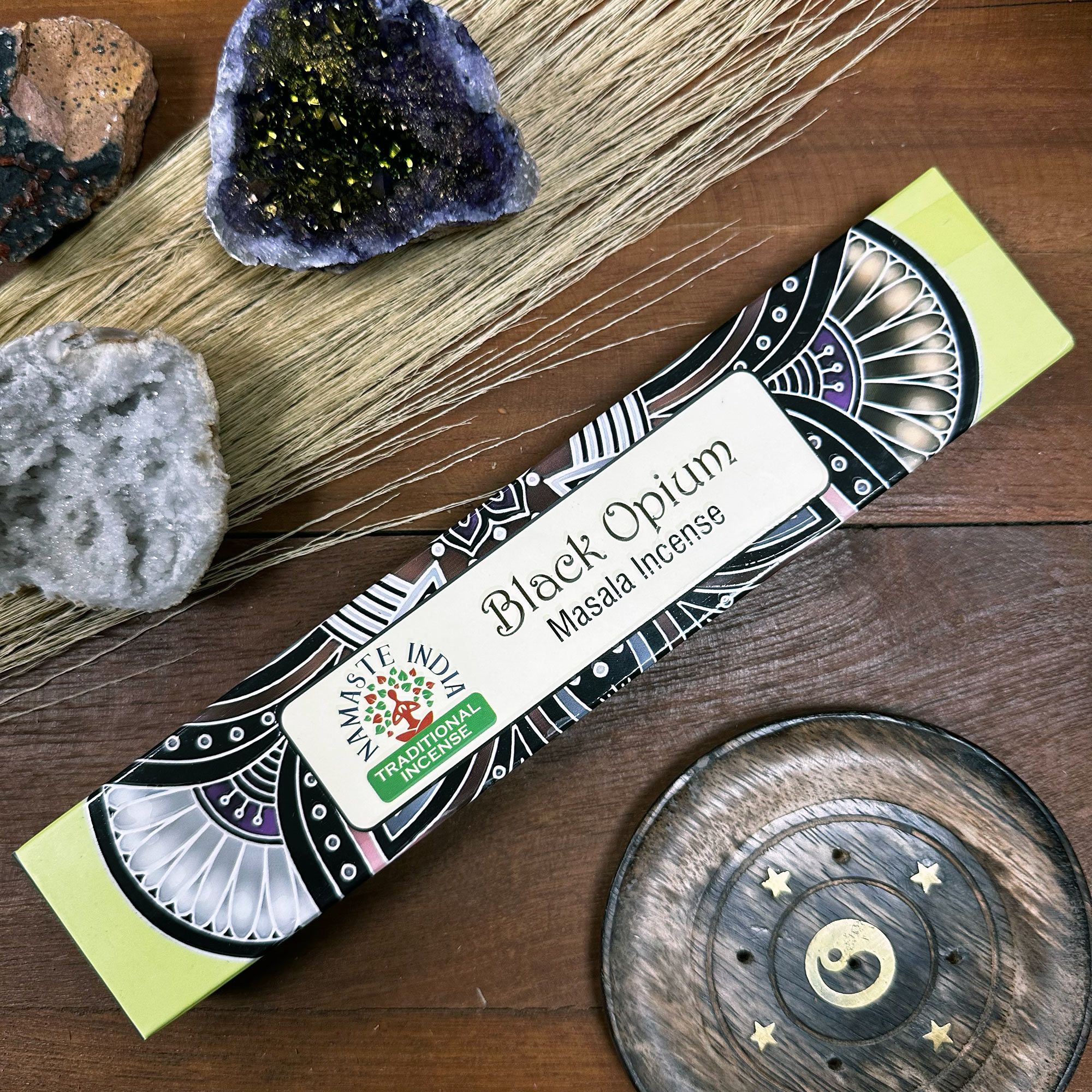 Namaste India Røgelsespinde – Black Opium