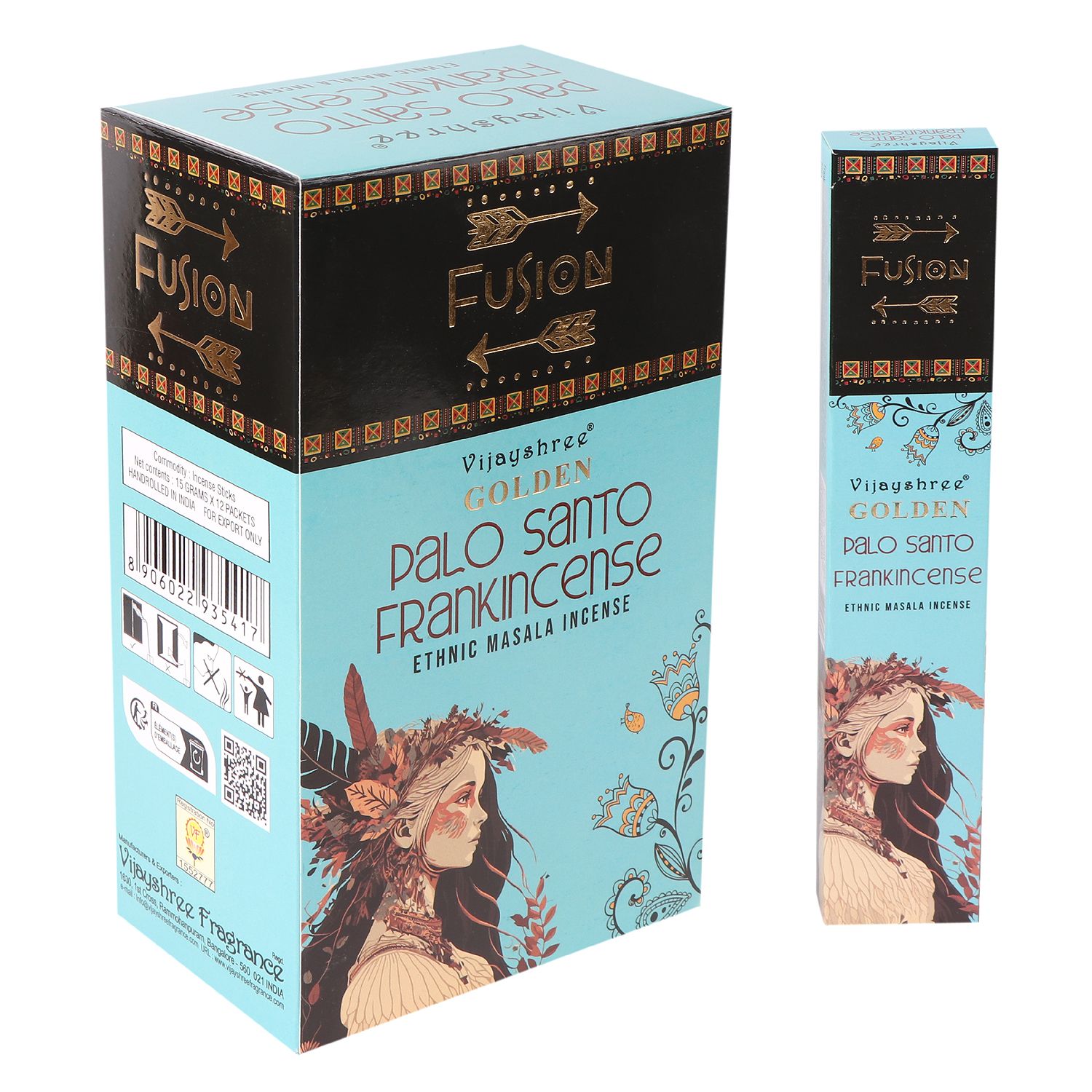 Golden Palo Santo Røgelsespinde – Frankincense