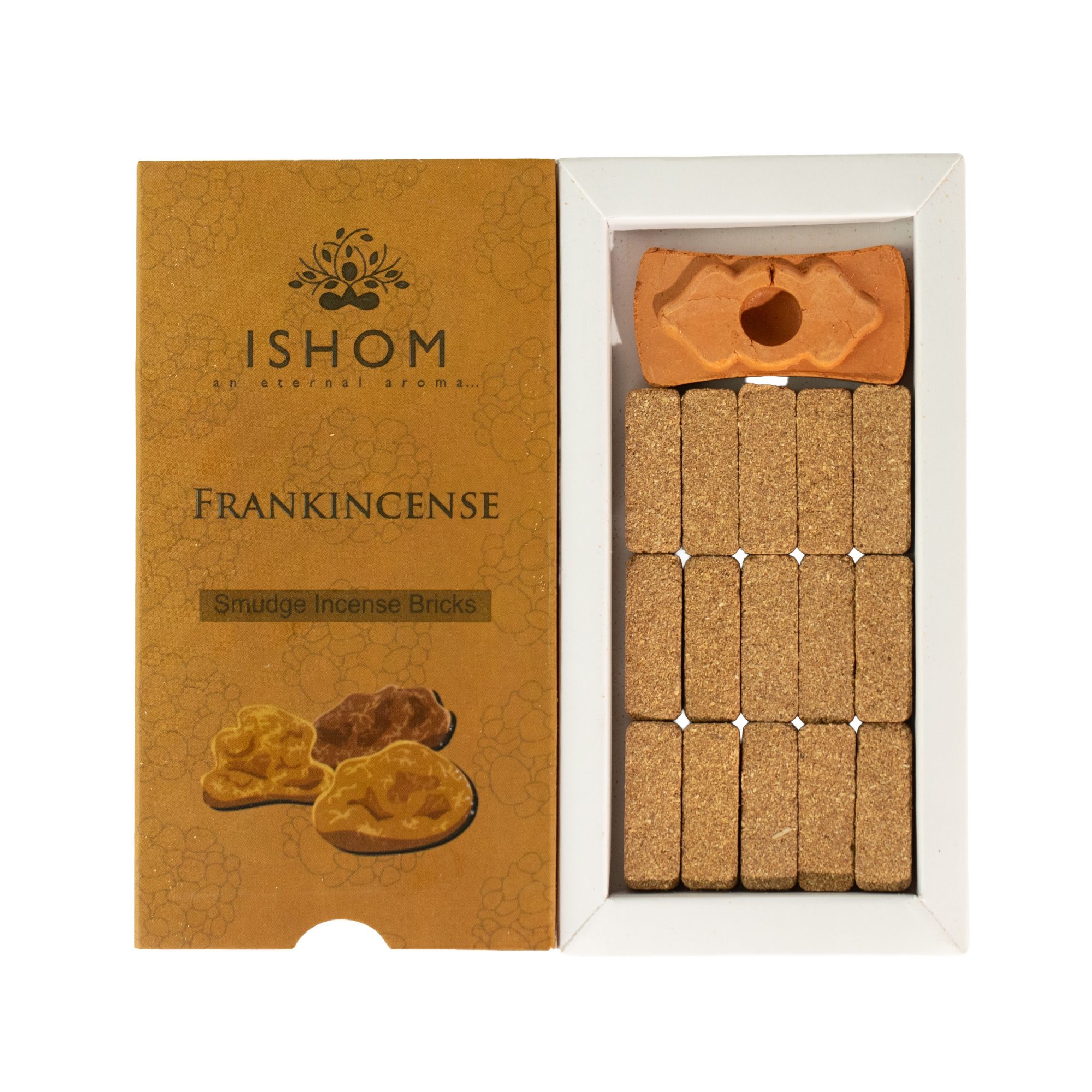 Ishom Harpiksklodser Med Brænder – Frankincense