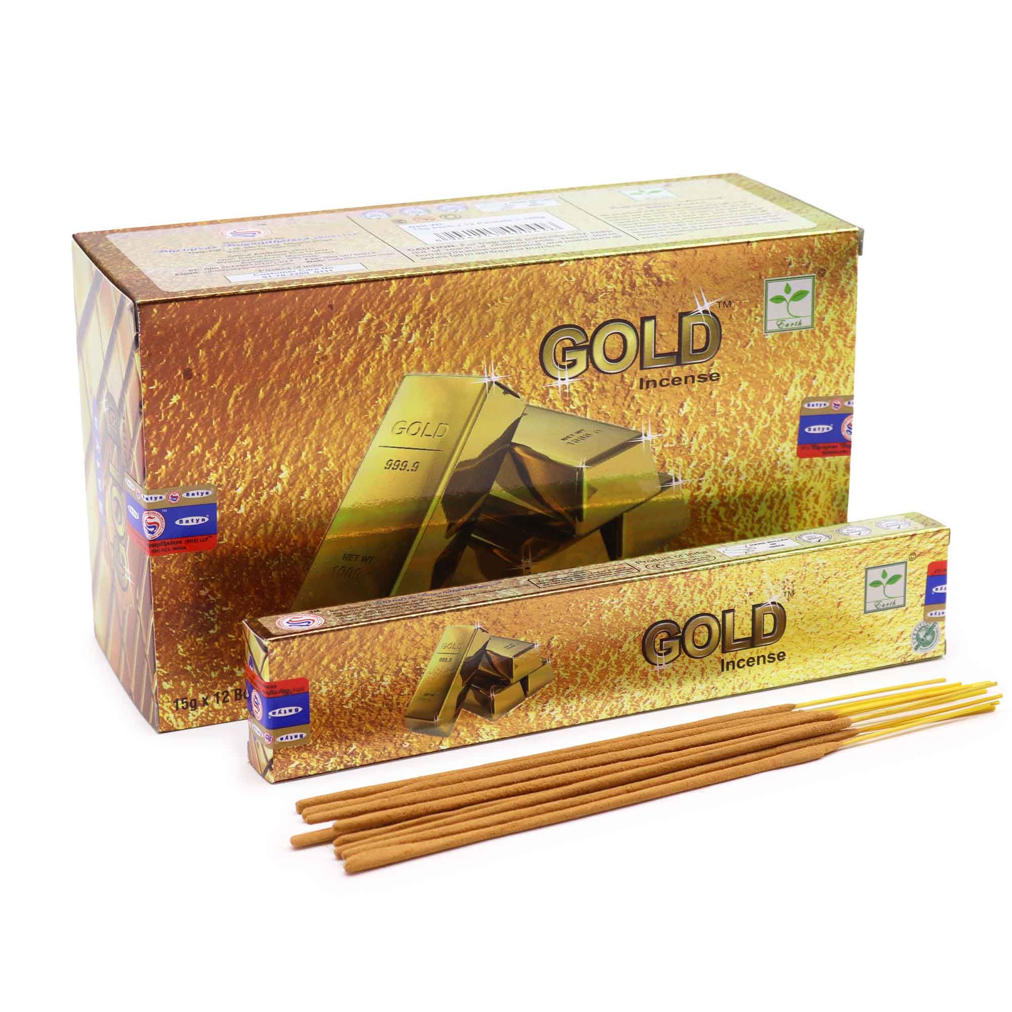 Satya Røgelsespinde – Guld