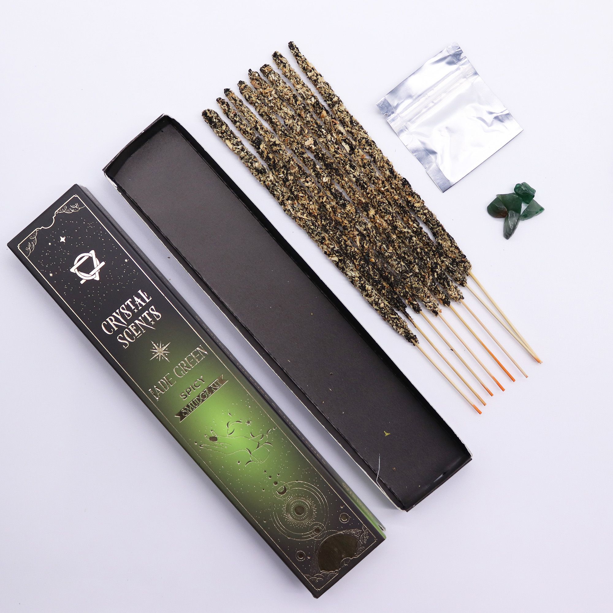 Crystal Scents Røgelsespinde – Jade Krydret