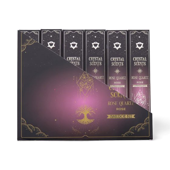 Crystal Scents Røgelsespinde – Rosakvarts Rose - Billede 4