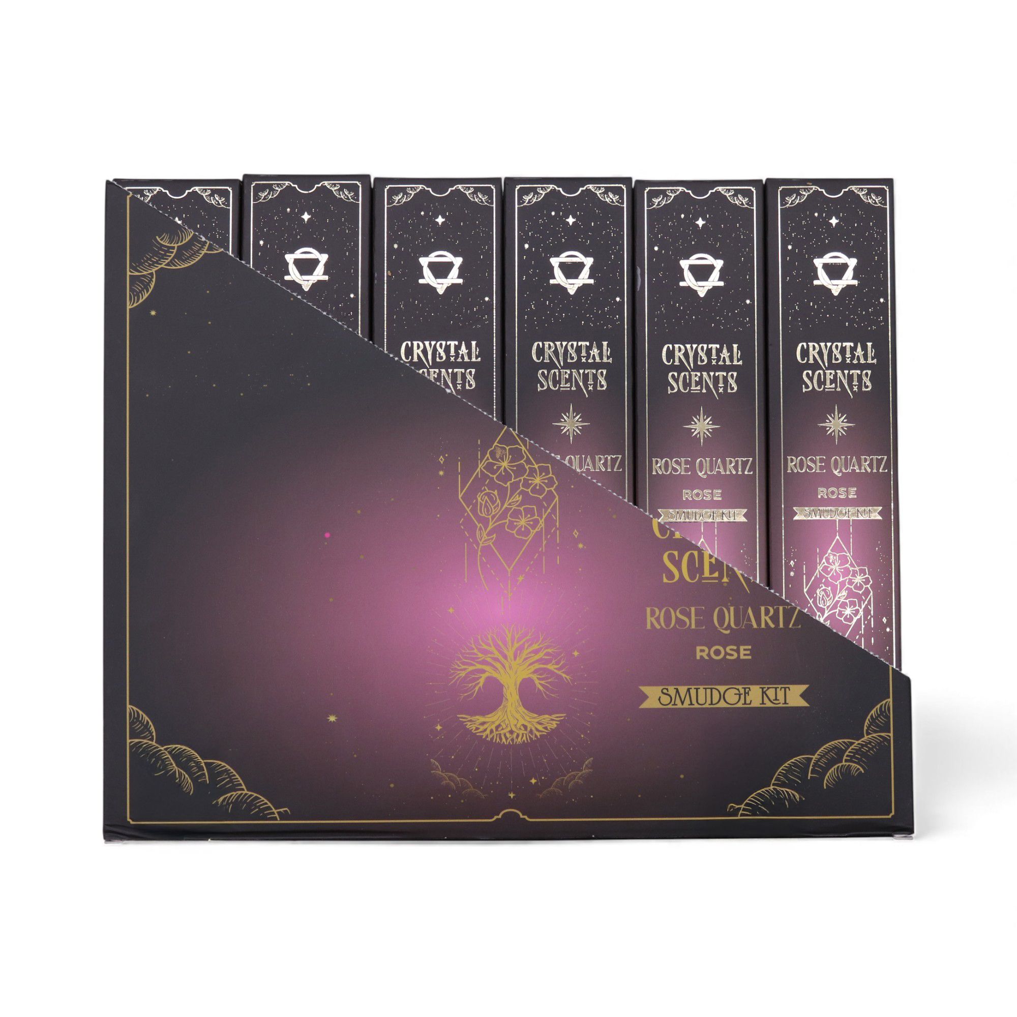 Crystal Scents Røgelsespinde – Rosakvarts Rose