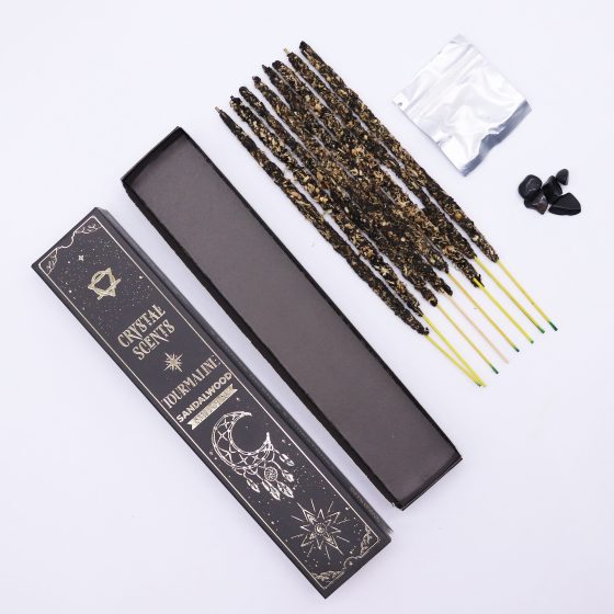 Crystal Scents Røgelsespinde – Turmalin Sandeltræ - Billede 2