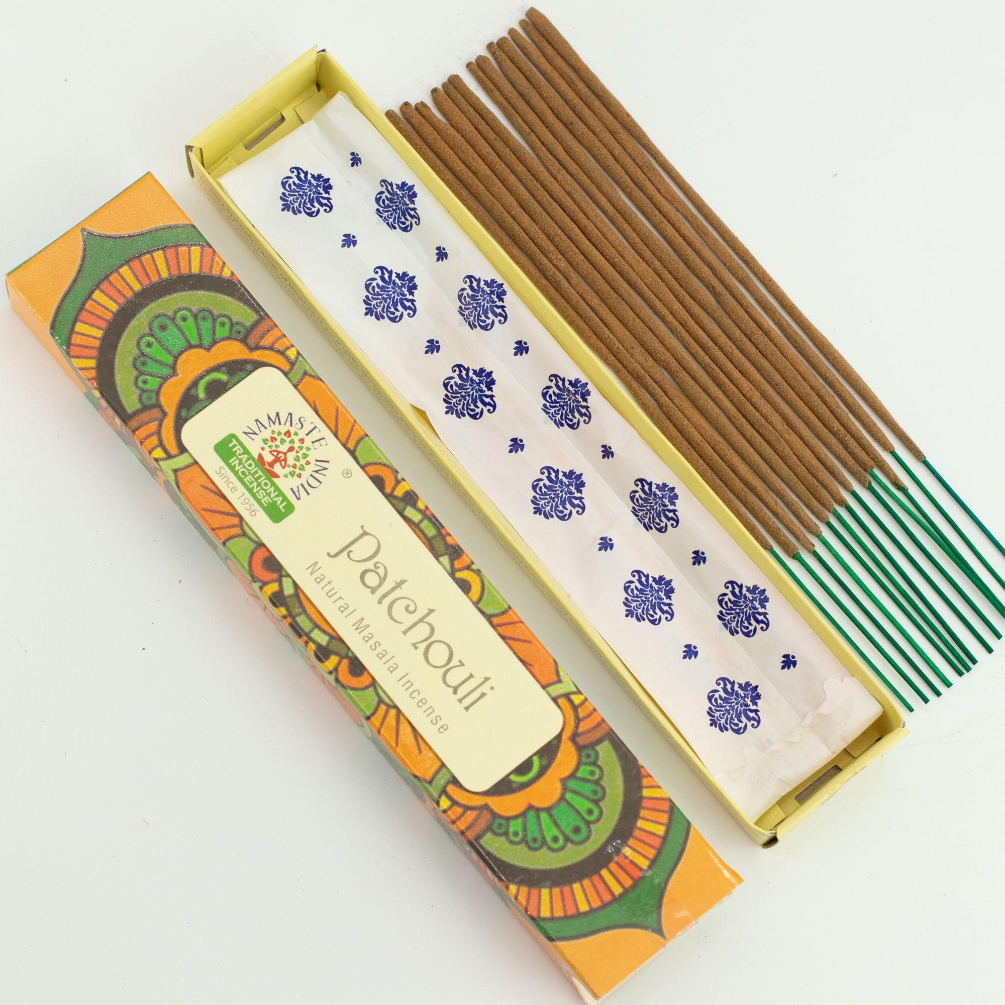 Namaste India Røgelsespinde – Patchouli