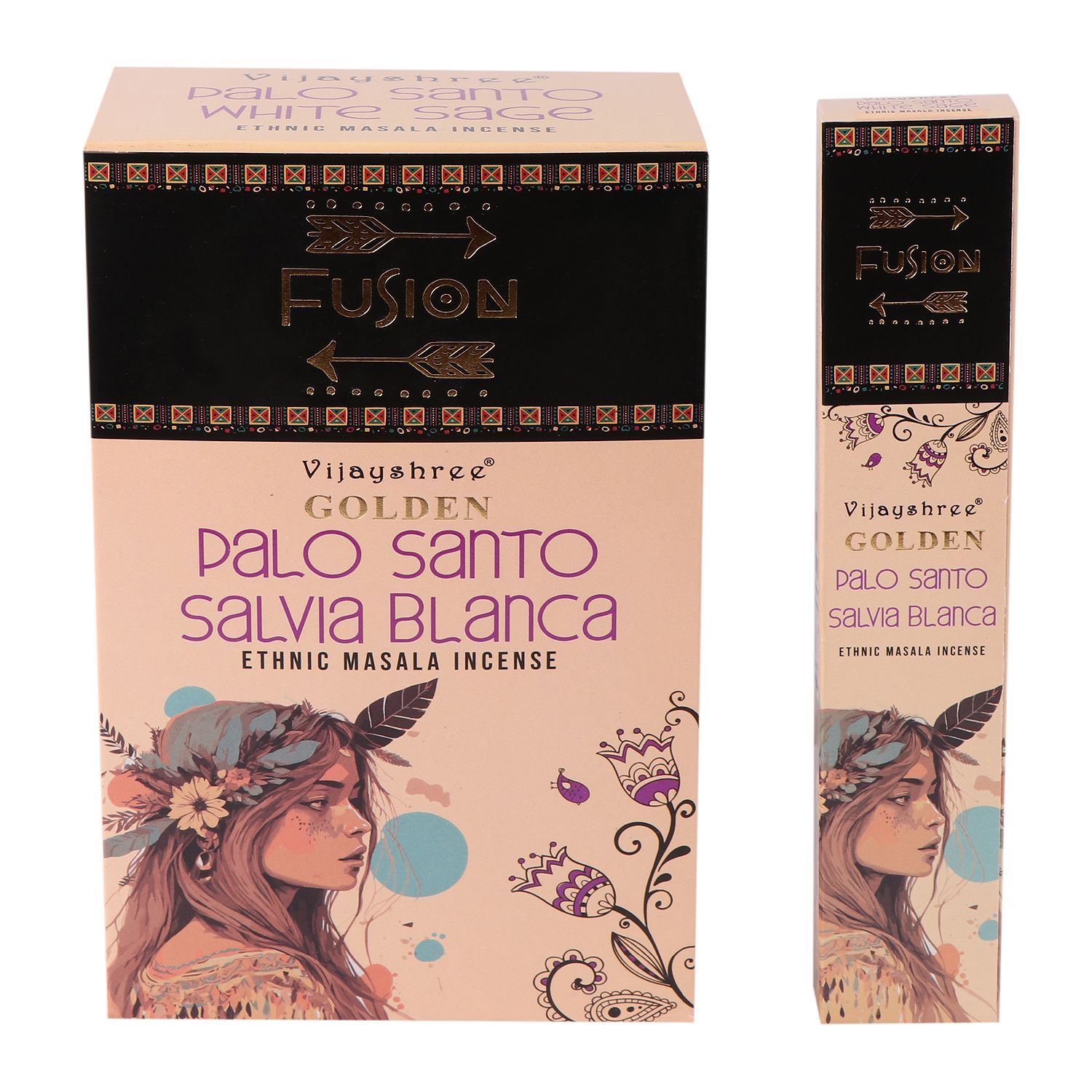 Golden Palo Santo Røgelsespinde – Hvid Salvie