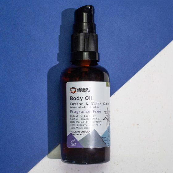 Ancient Wisdom Økologisk Kropsolie – Rosehip Uparfumeret 50 Ml - Billede 3