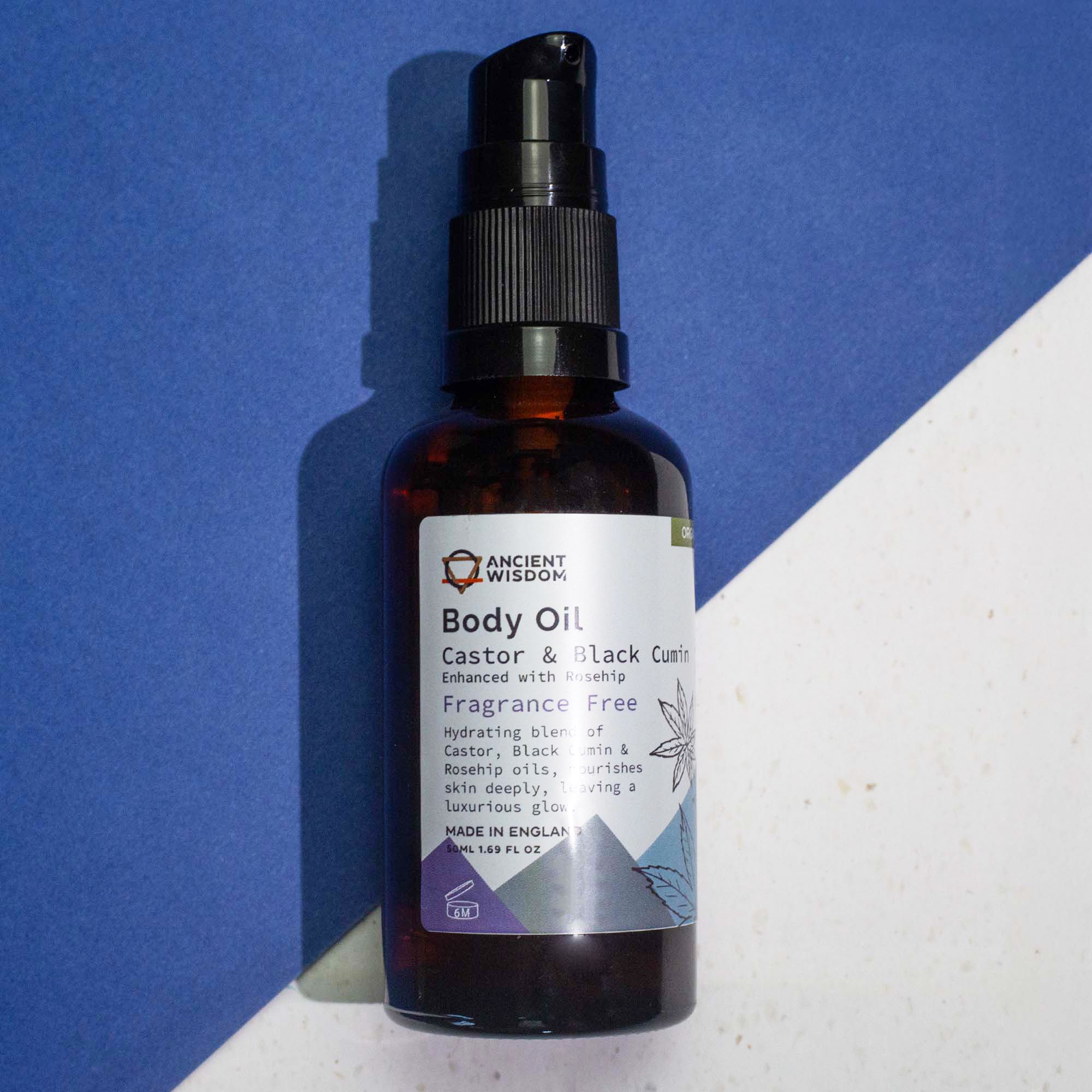 Ancient Wisdom Økologisk Kropsolie – Rosehip Uparfumeret 50 Ml
