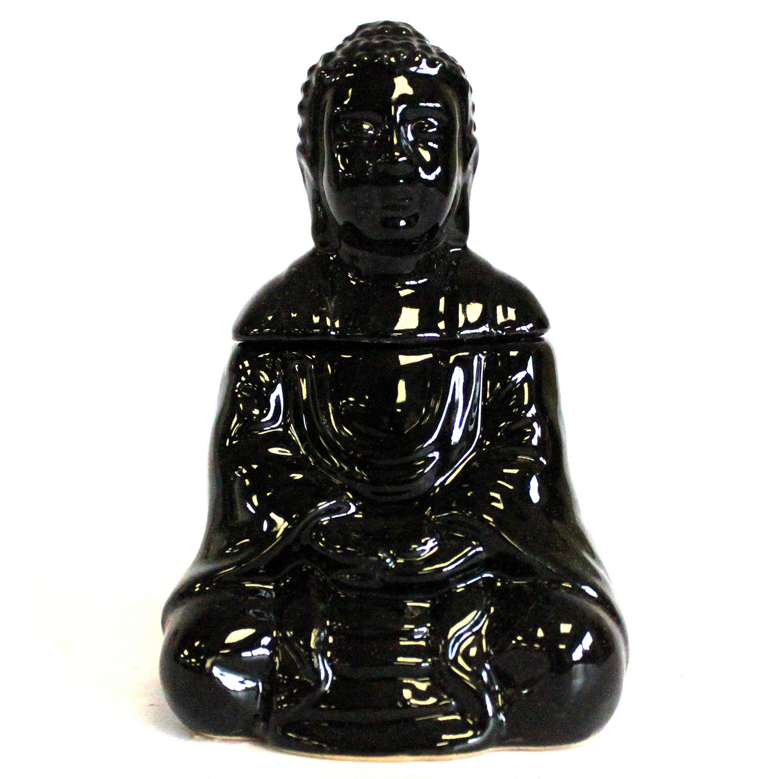 Ancient Wisdom Oliebrænder – Siddende Buddha Sort