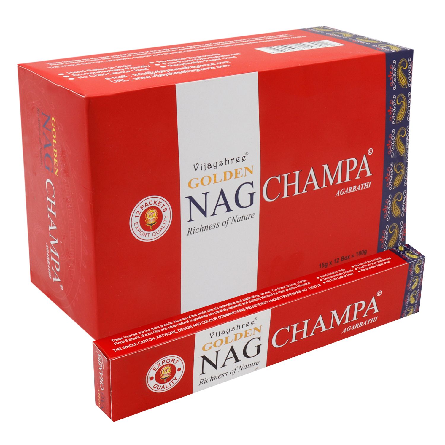 Golden Nag Røgelsespinde – Champa