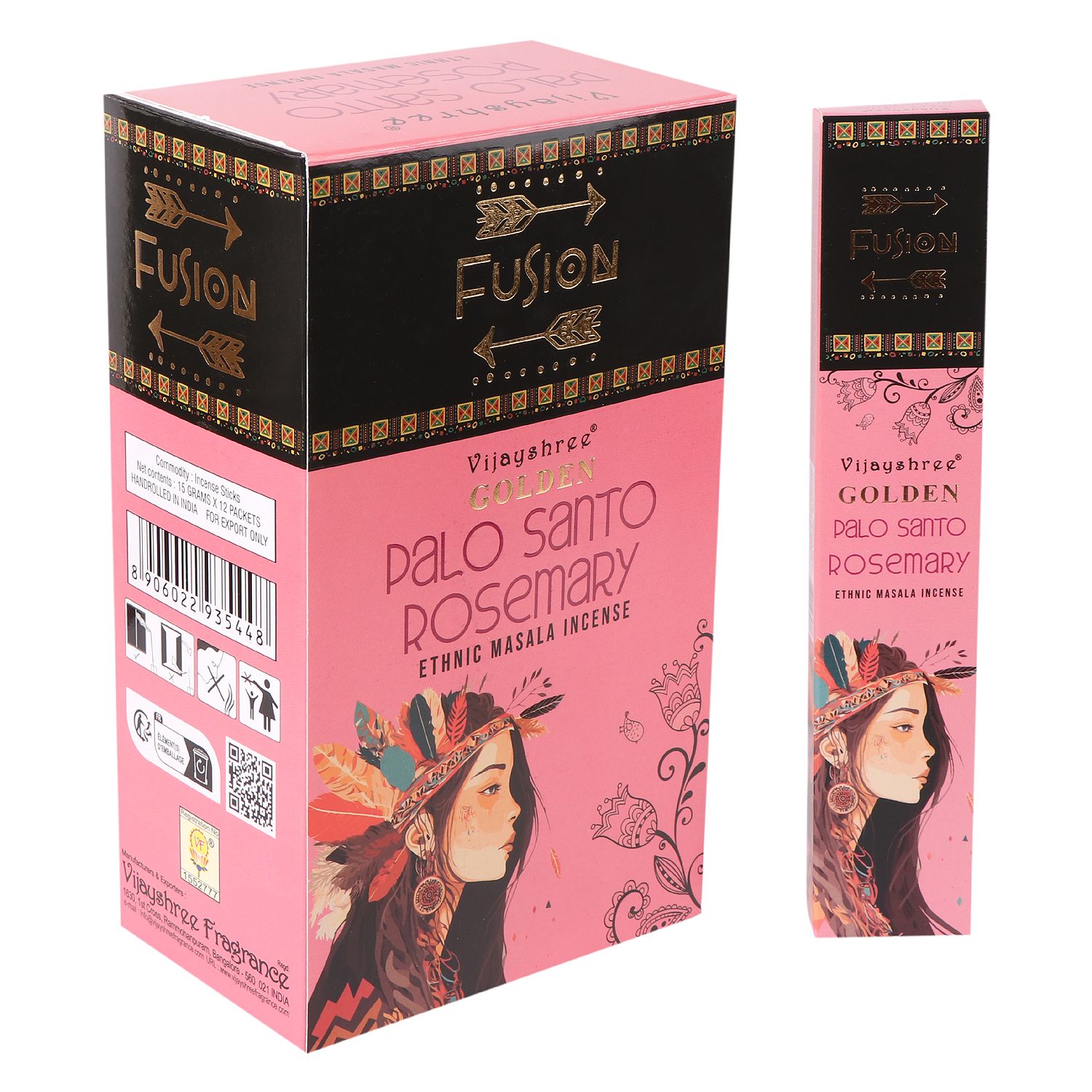 Golden Palo Santo Røgelsespinde – Rosmarin