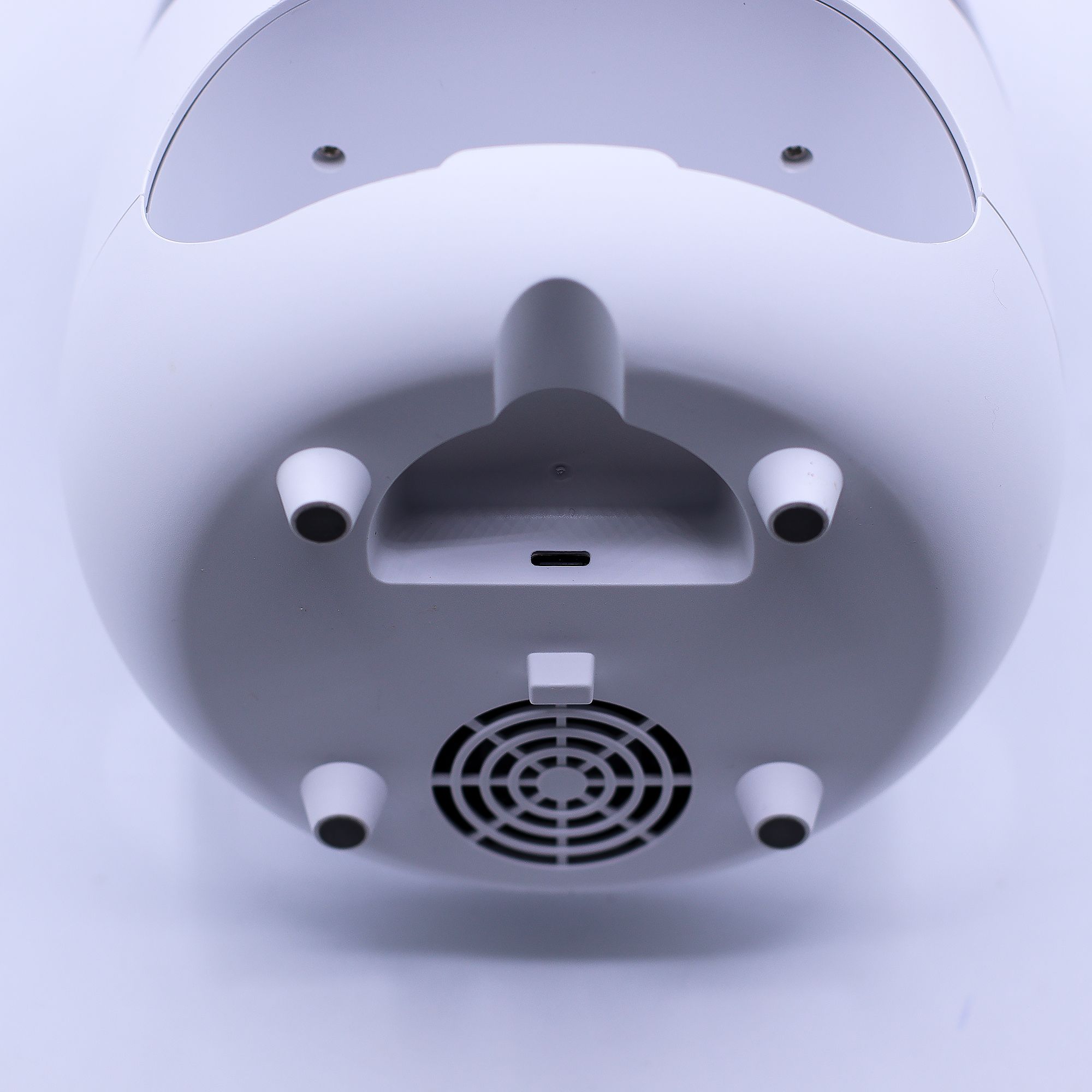 Ancient Wisdom Aromadiffuser – Saltsten Flammeeffekt Hvid