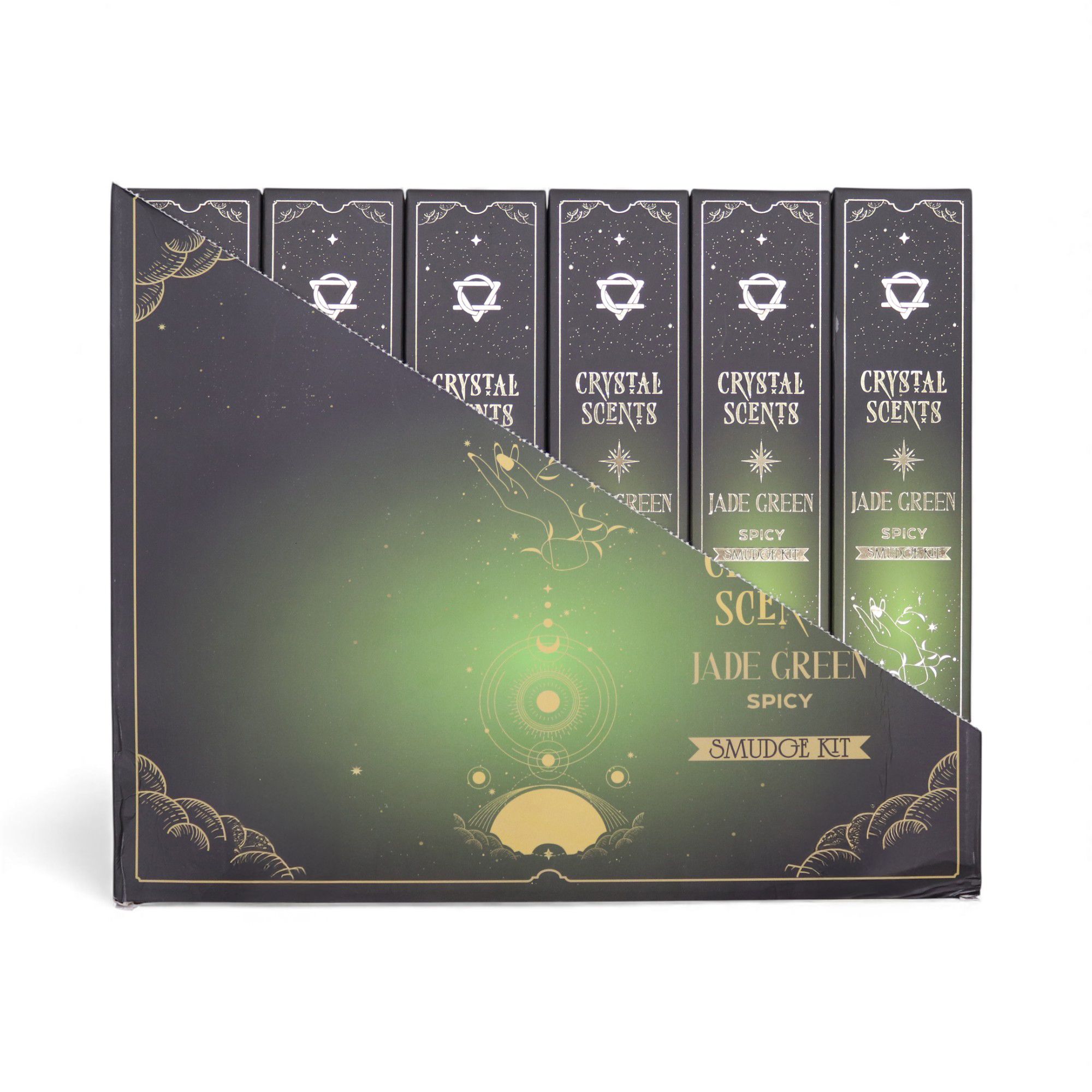 Crystal Scents Røgelsespinde – Jade Krydret