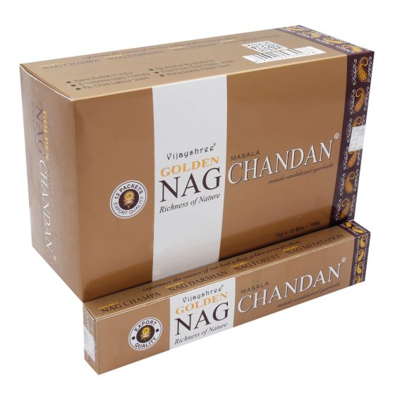Golden Nag Røgelsespinde – Chandan - Billede 2