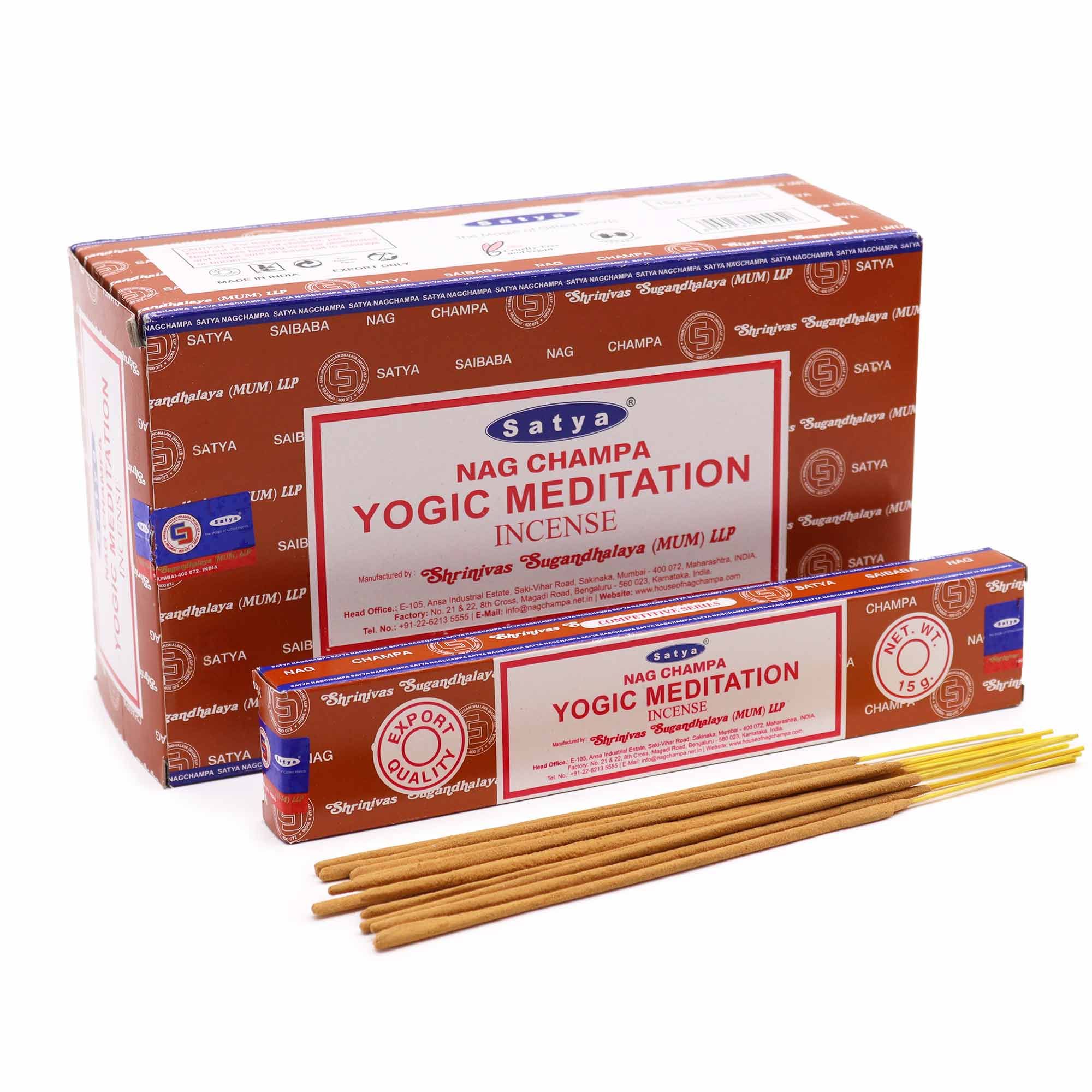 Satya Røgelsespinde – Yogisk Meditation