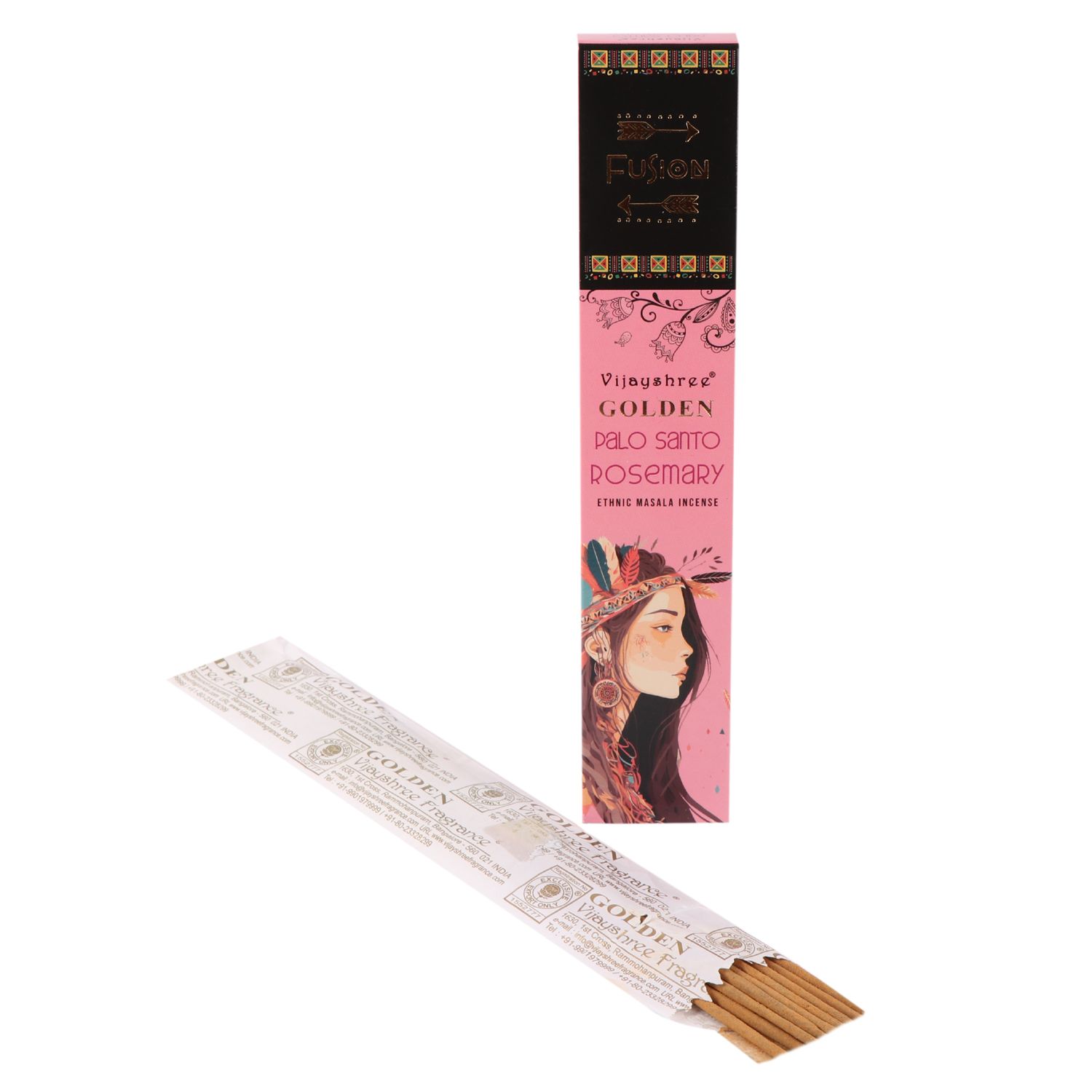 Golden Palo Santo Røgelsespinde – Rosmarin