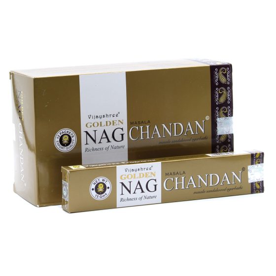 Golden Nag Røgelsespinde – Chandan