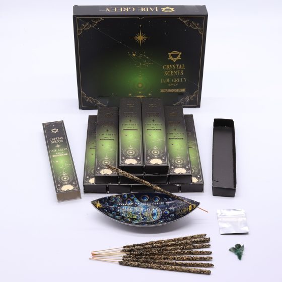 Crystal Scents Røgelsespinde – Jade Krydret - Billede 5