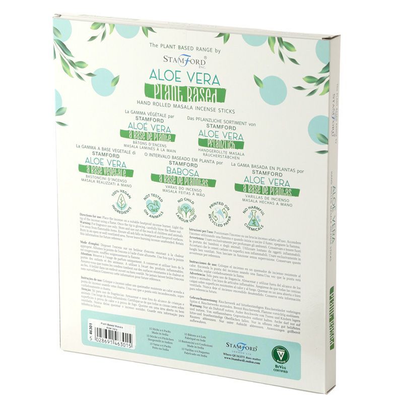 Stamford Plant Based Røgelsespinde – Aloe Vera