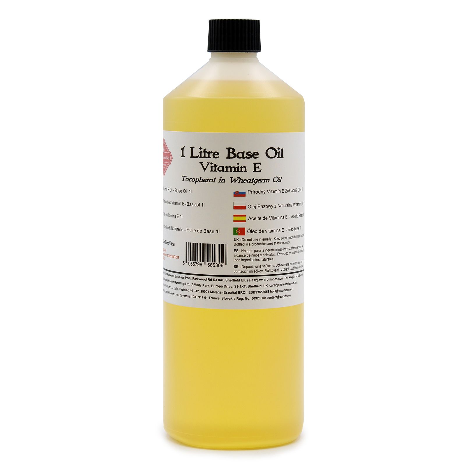 Ancient Wisdom Baseolie – Natural Vitamin E 1 L