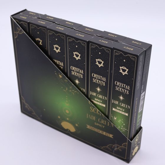 Crystal Scents Røgelsespinde – Jade Krydret - Billede 3