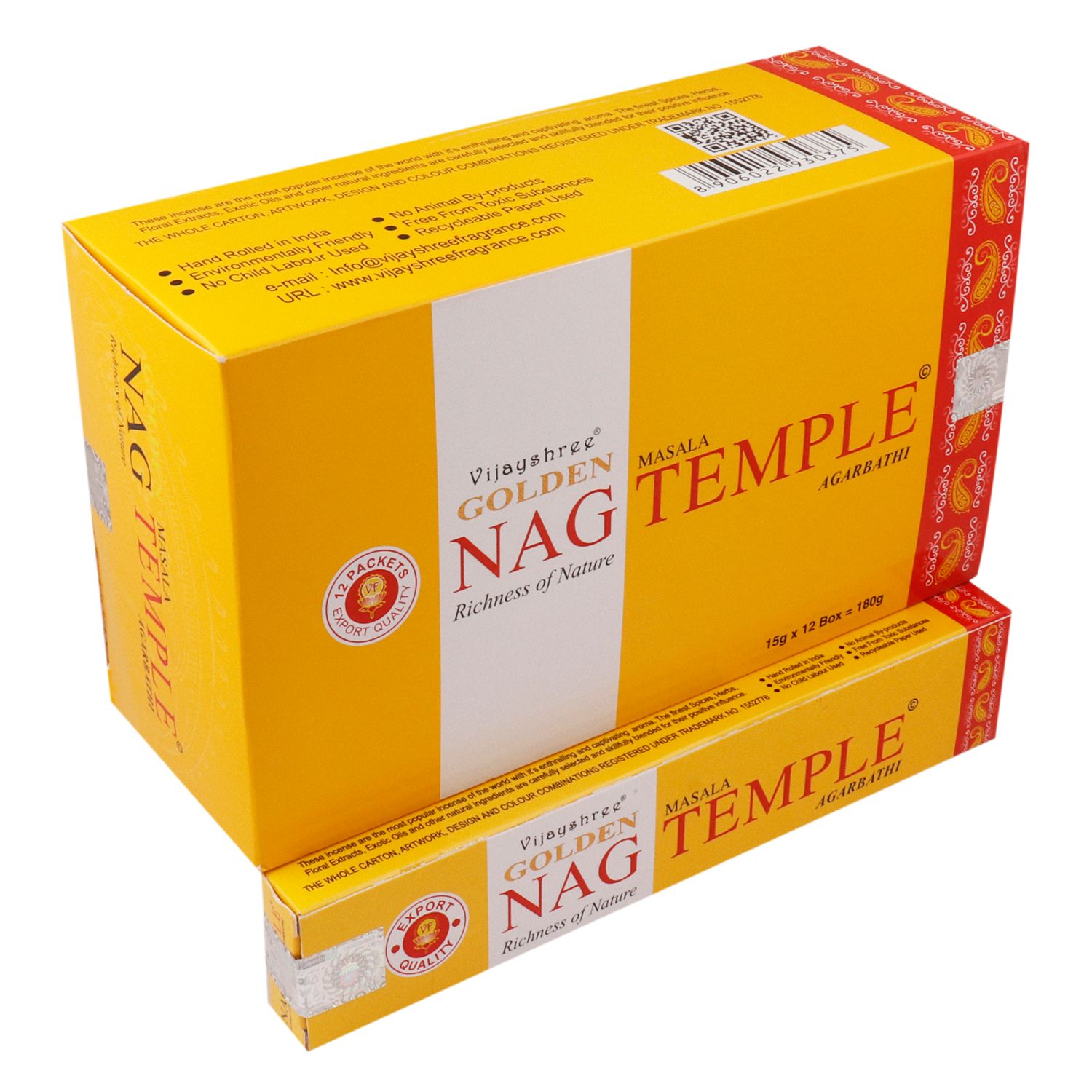 Golden Nag Røgelsespinde – Tempel