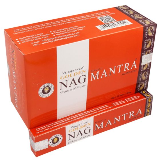 Golden Nag Røgelsespinde – Mantra - Billede 2