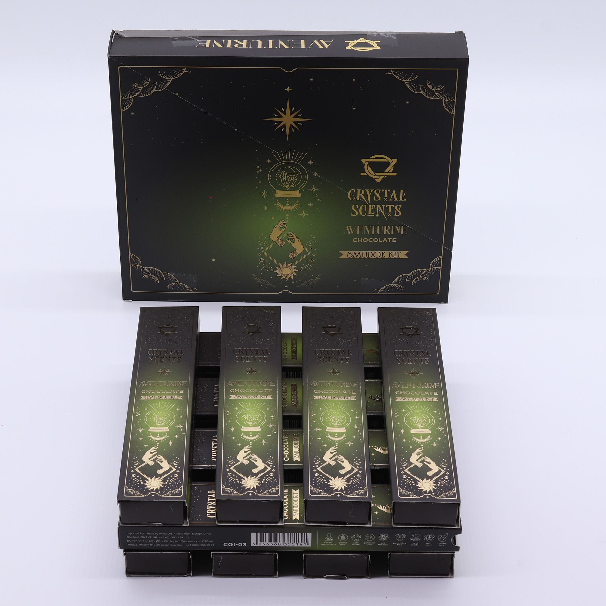 Crystal Scents Røgelsespinde – Aventurin Chokolade