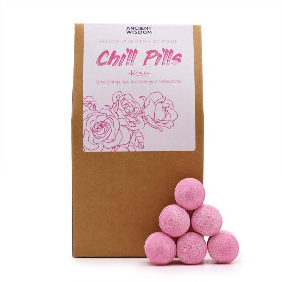 Chill Pills Badebomber 350g - Rose