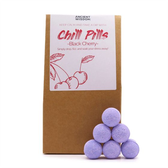 Chill Pills Badebomber 350g - Black Cherry