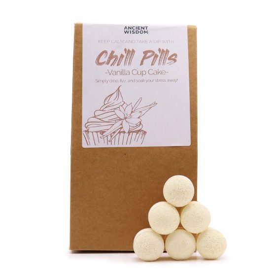 Chill Pills Badebomber 350g - Vanilla Cup Cake