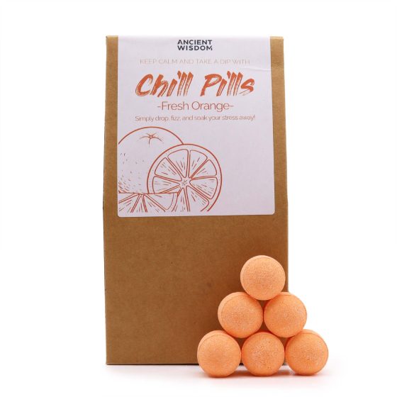Chill Pills Badebomber 350g - Fresh Orange