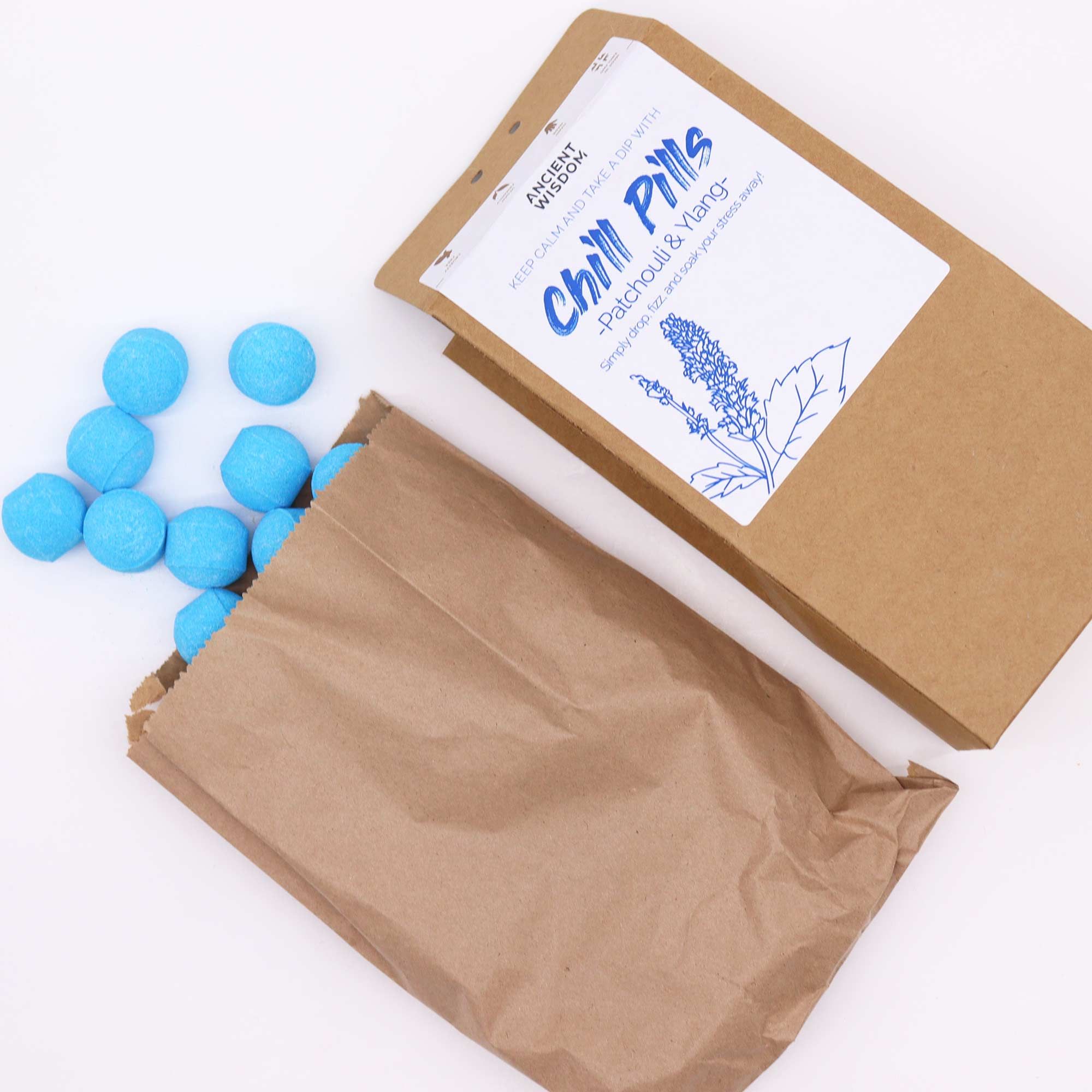 Chill Pills Badebomber 350g - Ylang & Patchouli
