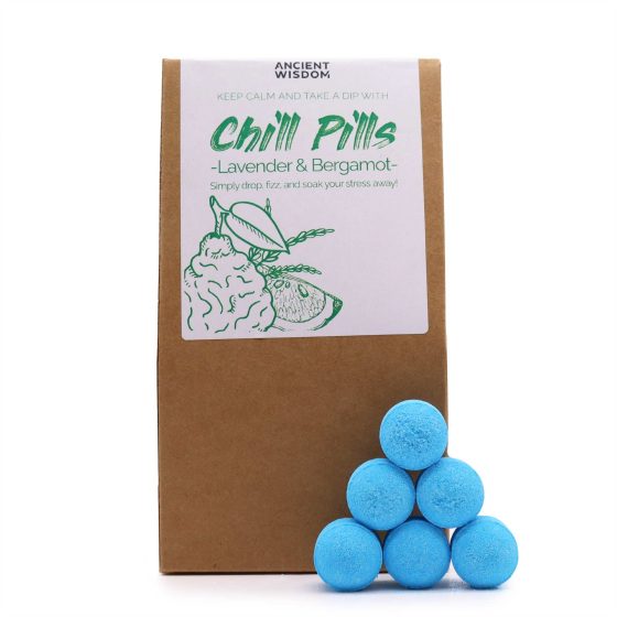 Chill Pills Badebomber 350g - Lavender & Bergamot