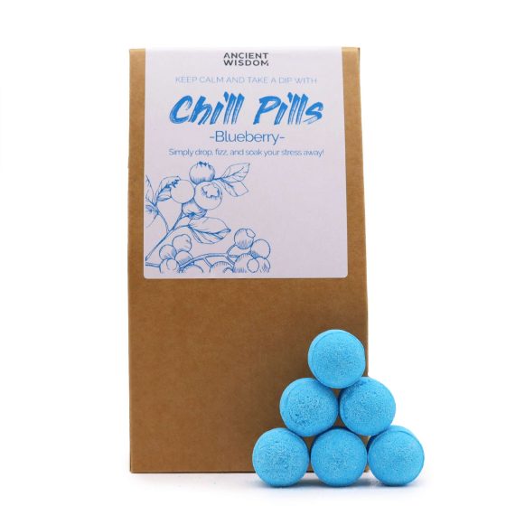 Chill Pills Badebomber 350g - Blueberry