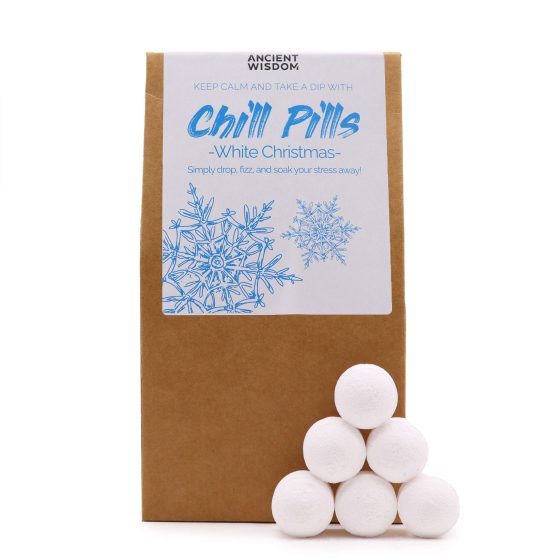 Chill Pills Badebomber 350g - White Christmas