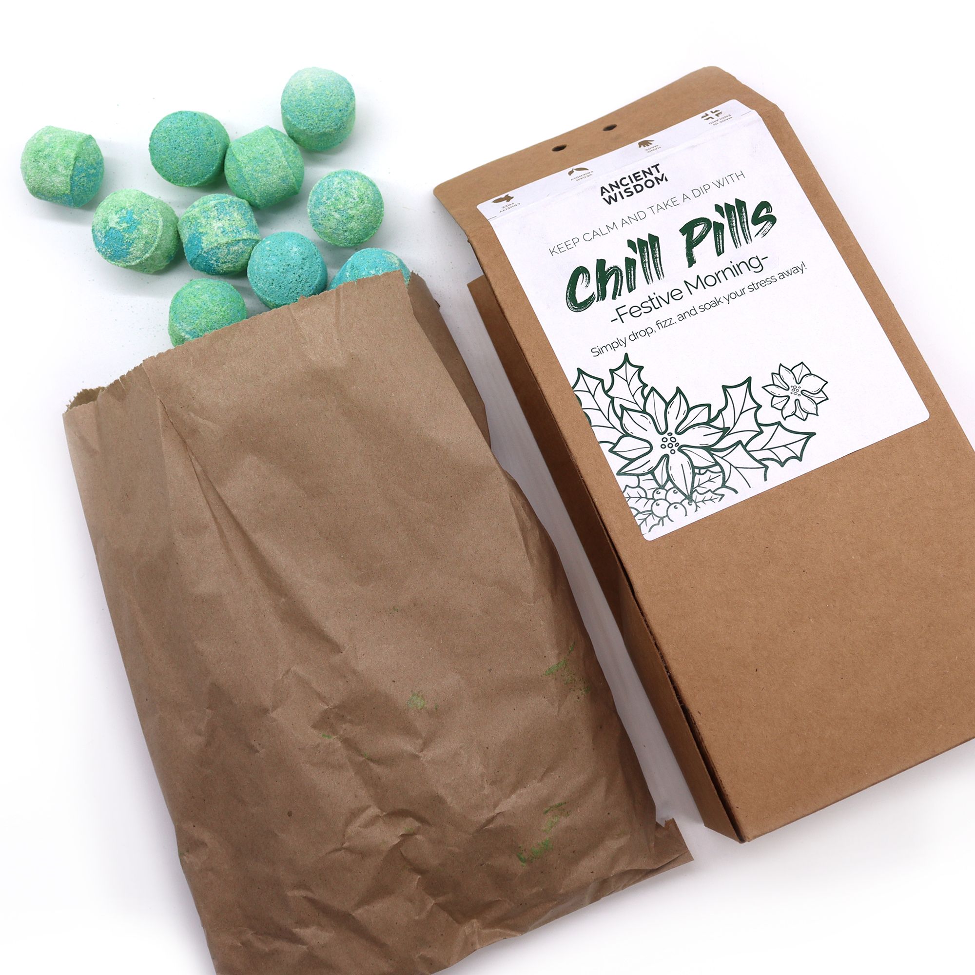 Chill Pills Badebomber 350g - Festive Morning