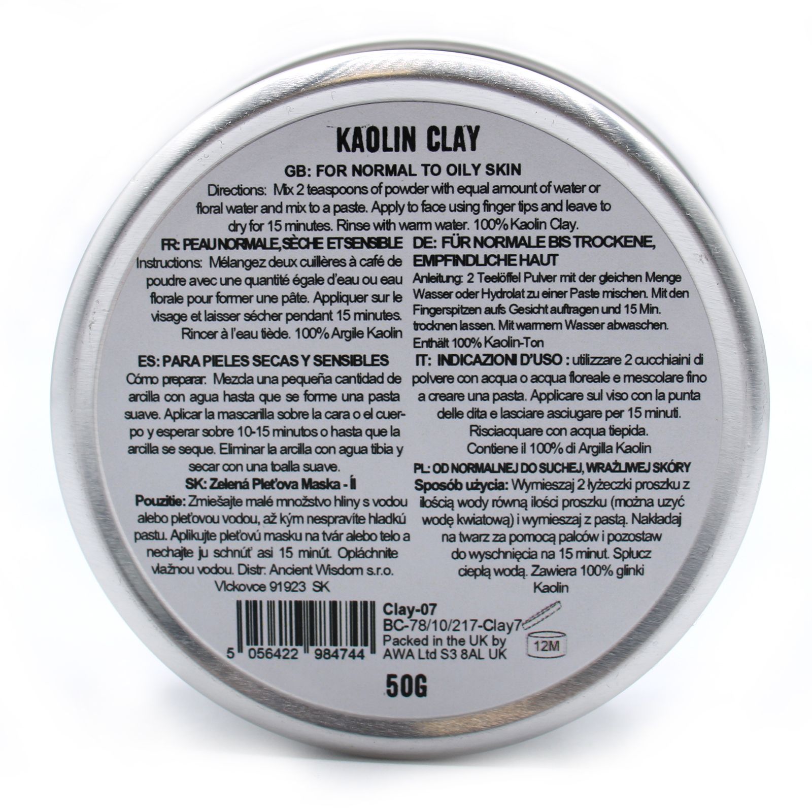 Kaolin Ler 50 G