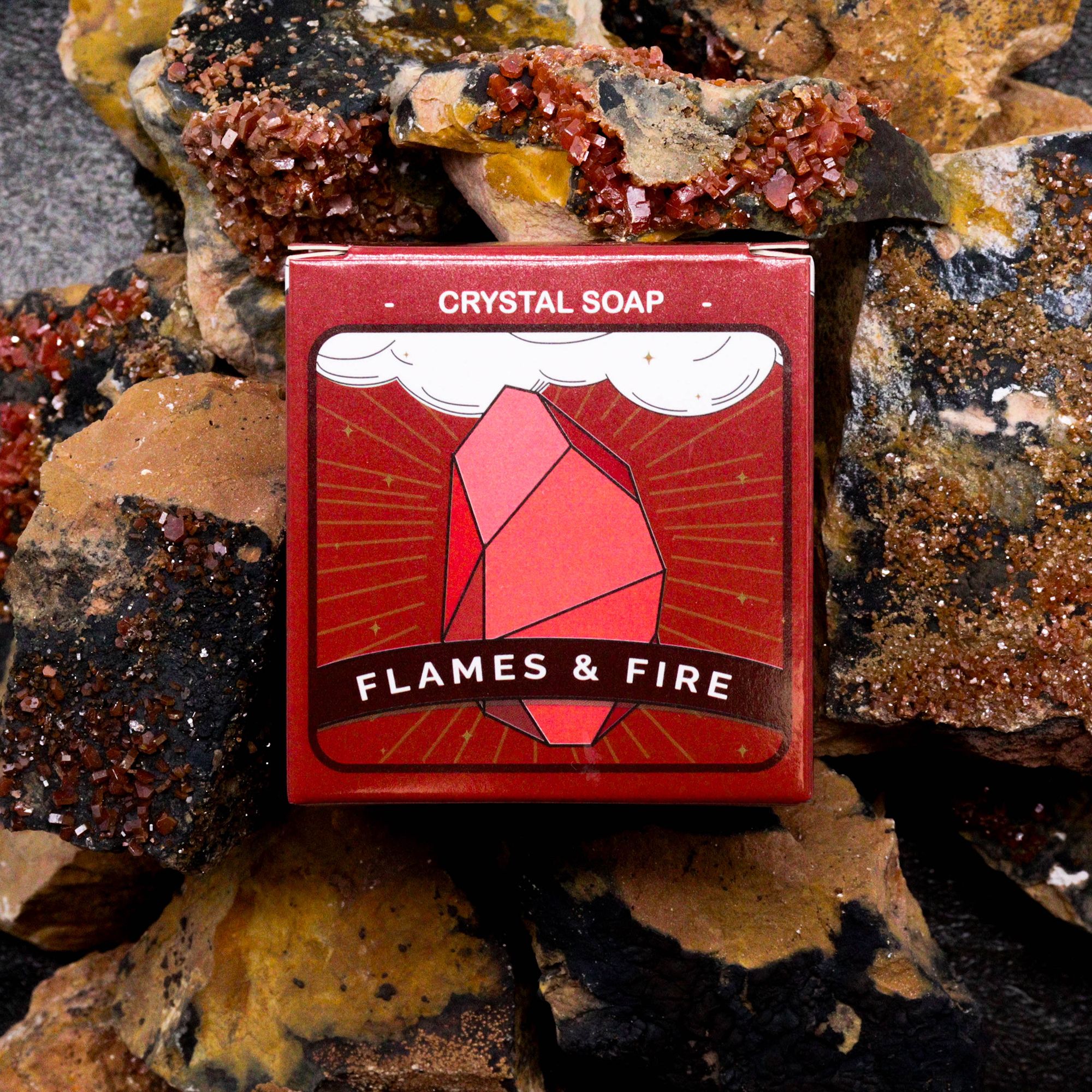 Crystal Elemental Sæbe – Fire