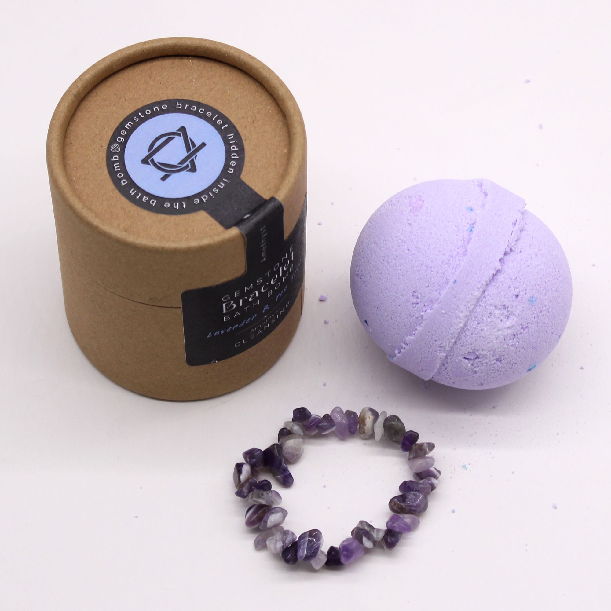 Gem Bracelet Badebombe – Amethyst