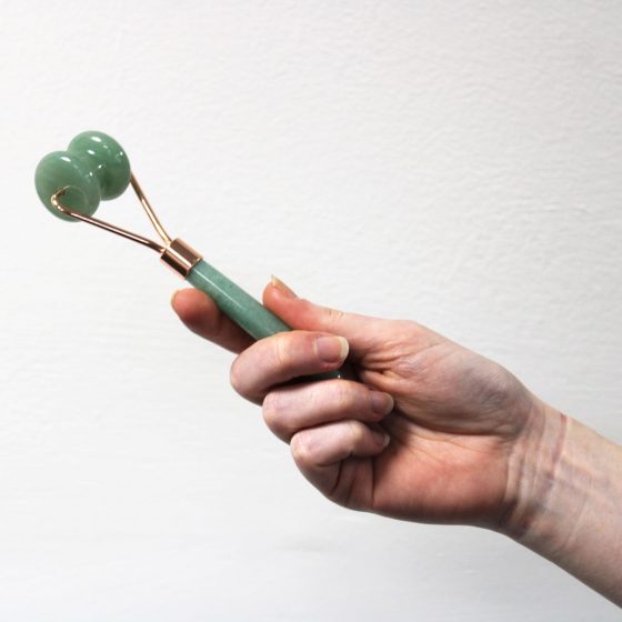 Edelstens Jawline-rulle – Jade - Billede 3