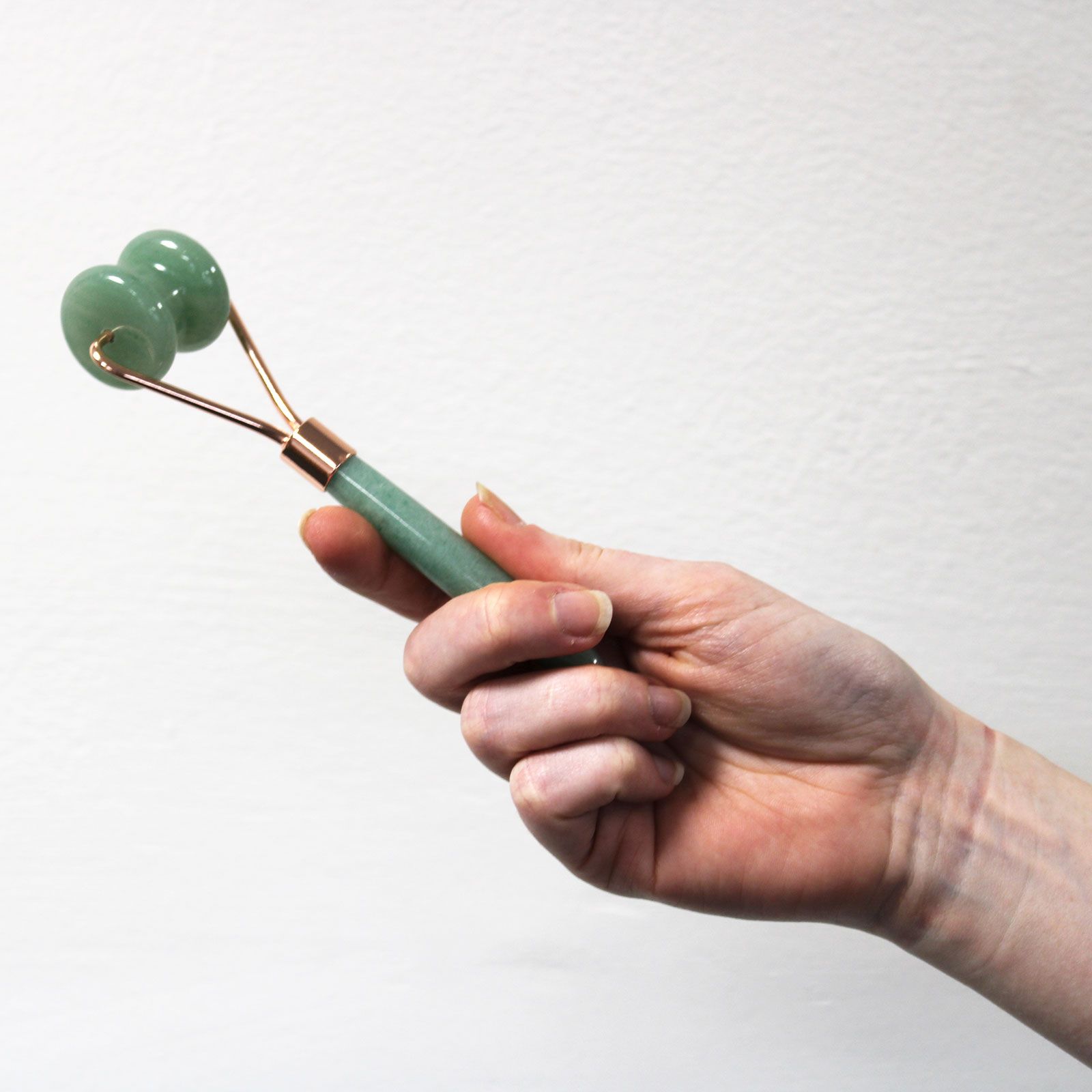 Edelstens Jawline-rulle – Jade