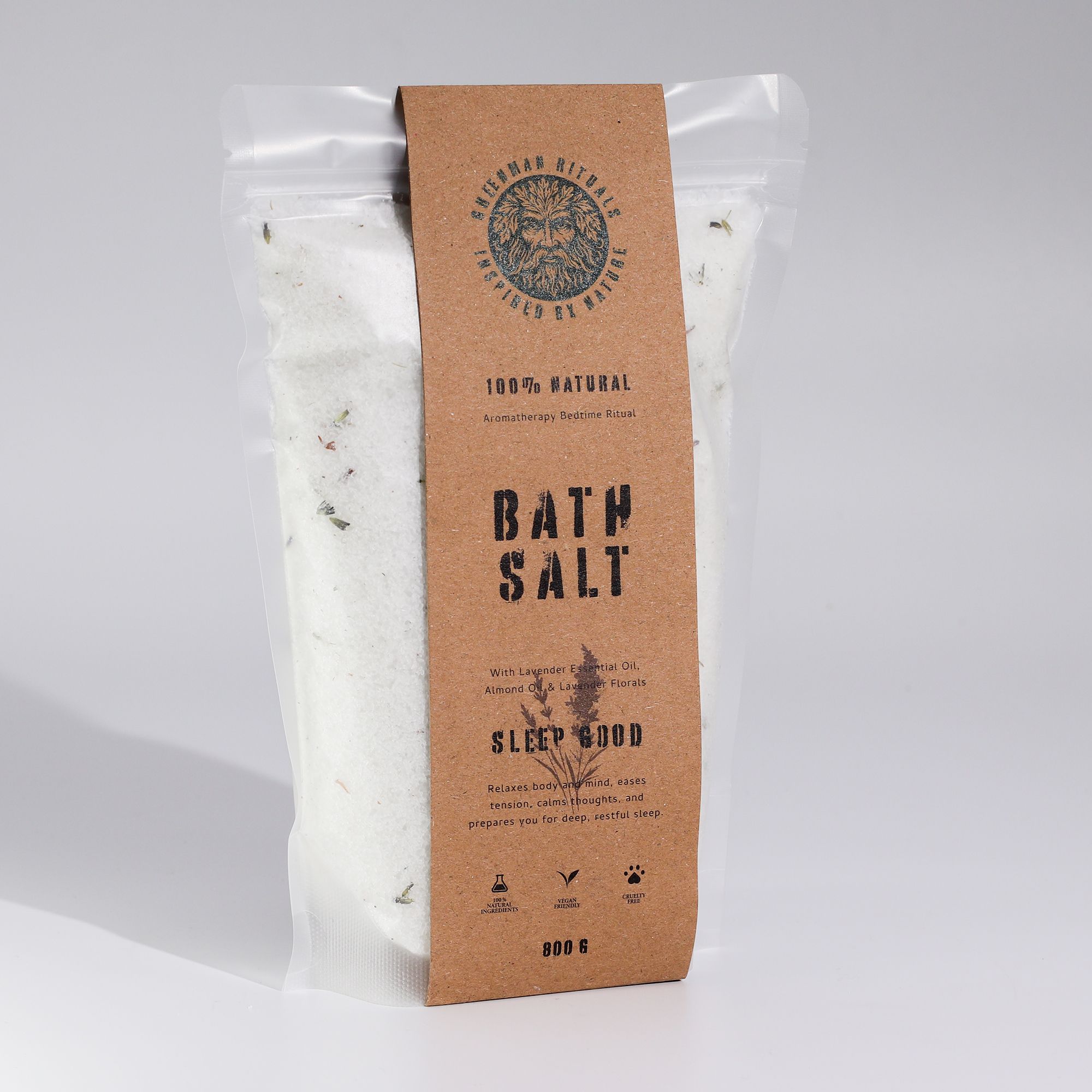 Greenman Rituals Lavendel Aromaterapi Epsom Badesalt – Sleep Good