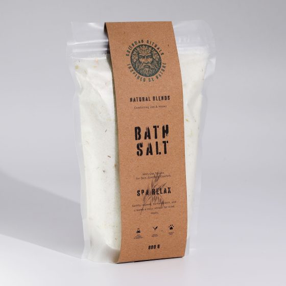 Greenman Rituals Havre & Honning Epsom Badesalt – Spa Relax Blend - Billede 3