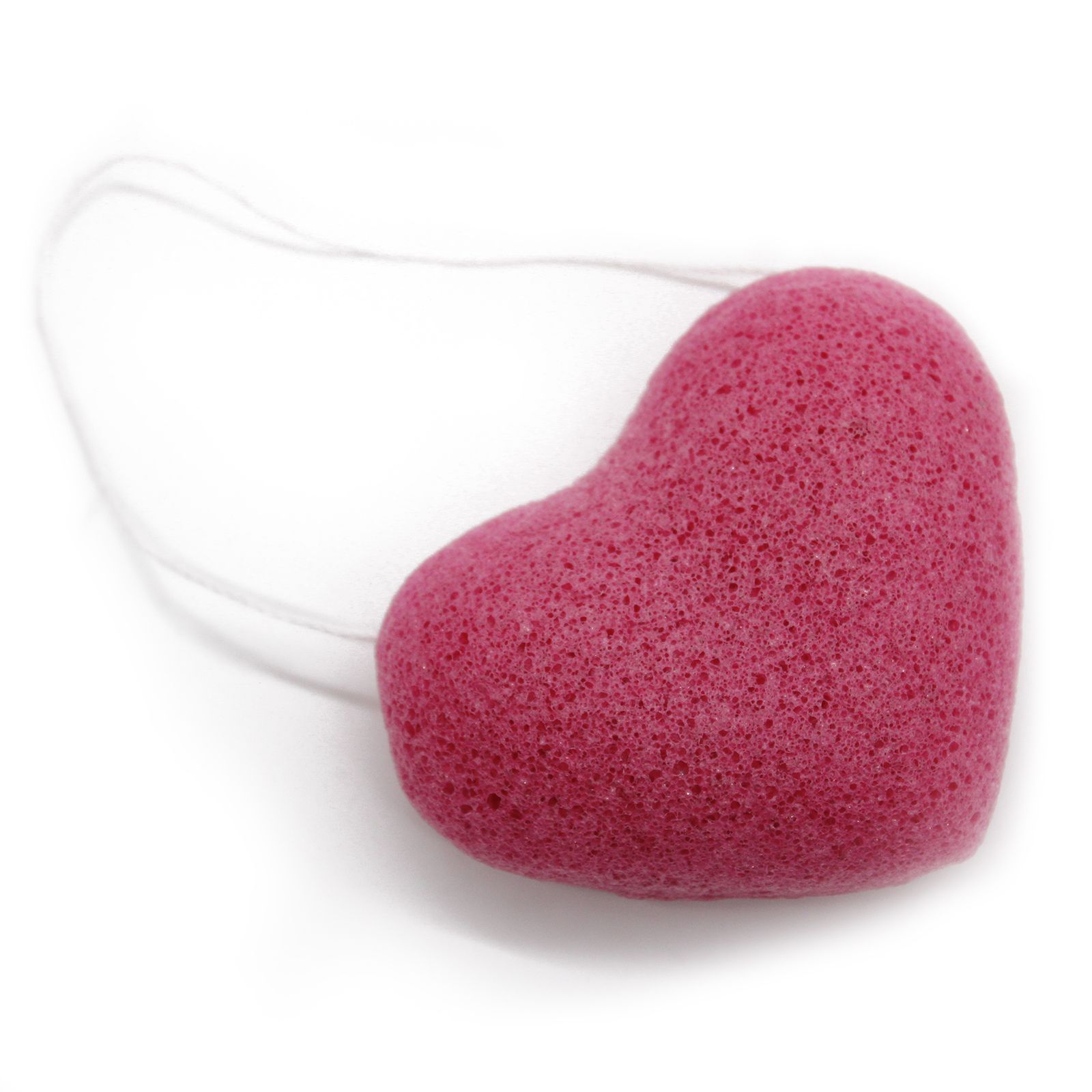 Konjac-svamp Hjerte – Rose