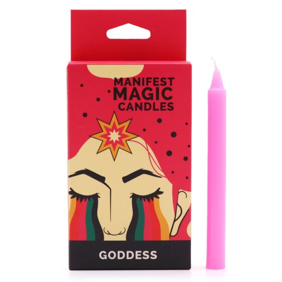 Manifest Magic Candles – Pink – Goddess (12 Stk)
