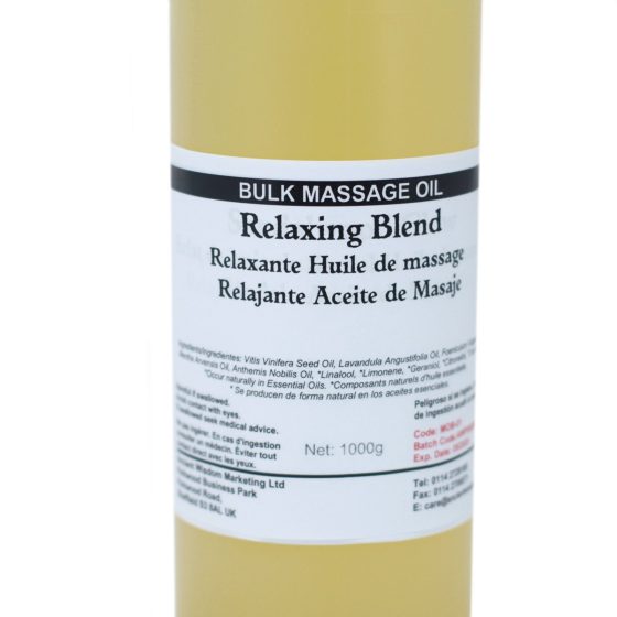 Ancient Wisdom Massageolie – Relaxing 1 Kg - Billede 2