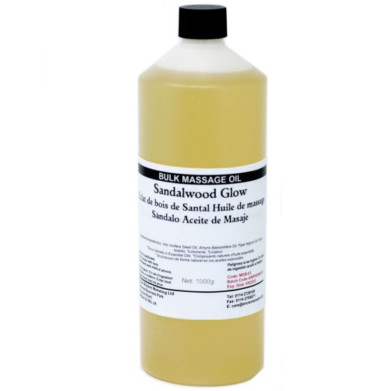 Ancient Wisdom Massageolie – Sandalwood Glow 1 Kg
